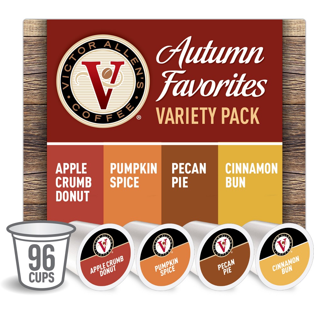 Photos - Coffee Victor Allen's  Autumn Favorites Variety Pack Single Serve Medium Ro