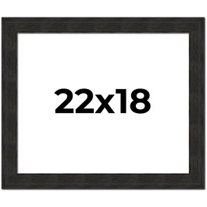 PosterPalooza | Contemporary Black Picture Frame - UV Acrylic, Backing Board, Hanging Hardware Included - 1 of 4