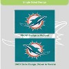NFL Miami Dolphins 3 x 5 Outdoor Durable House Flag with Grommets | Sport Team Flag & Banner | Indoor Wall Decor Flag - 4 of 4