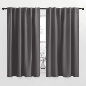 NICETOWN Backtab & Rod Pocket Blackout Thermal Curtain Panels, Set of 2 - 1 of 4