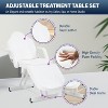 BestMassage Salon Bed Multipurpose Massage Table Facial Bed Tattoo Bed Spa Bed Hydraulic Stool with PU Leather - 4 of 4