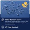 Buenhomino Outdoor Seat Cushion Set 25 x 22 x 4 Inch,Waterproof & Fade Resistant Outdoor Chair Cushions,Deep Seat Cushion with Removable Cover - 4 of 4