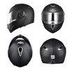 AHR Modular Full Face Motorcycle Helmet Flip up Dual Visor Motocross DOT S/M/L/XL/XXL - 3 of 4