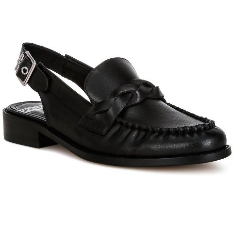 Женские сандалии Rag & Co Womens Jemykin Genuine Leather Loafer Sandals 9