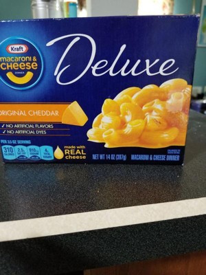 Kraft Deluxe Original Cheddar Mac And Cheese Dinner Family Size - 24oz :  Target