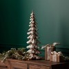 Shimmering Gold Flocked Pine Tree – 26" Holiday Decor by Melrose - 2 of 3