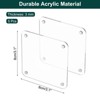 Unique Bargains Double Sided Fujifilm Mini Picture Acrylic Fridge Magnetic Frames 5 Pcs - 2 of 4