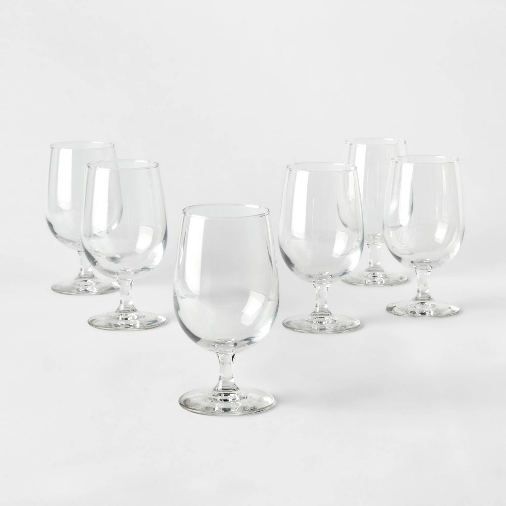 Photos - Glass 16oz 6pk  Shoreham Goblets - Threshold™