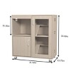 LAOTIES 4-Tier Wooden Hamster Cage With Storage,Large Indoor Guinea Pig Cages With Acrylic Windows And Openable Top For Small Animals - 2 of 4