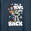 Women's - Disney - The Toys Are Back Lightweight French Terry Wide Neck Long Sleeve Shirt - 2 of 4