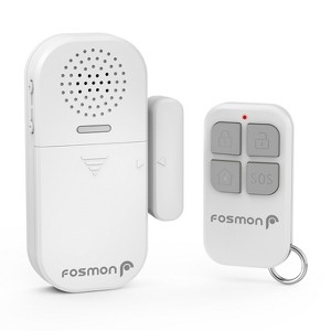 Fosmon Wireless Door Alarms for Home Security with Remote, 130dB Door and Window Alarms Sensors - 1 of 4