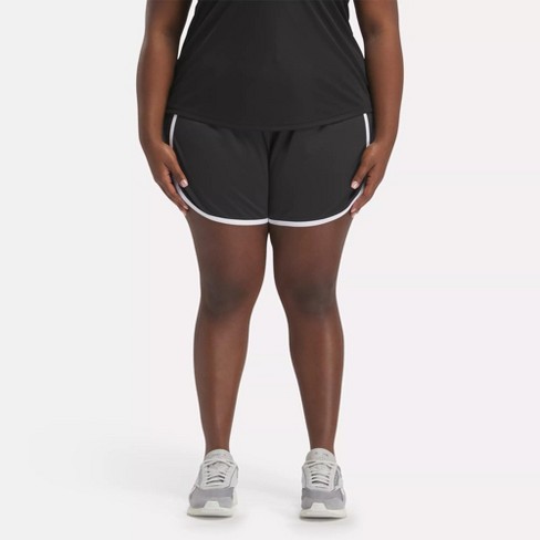 Reebok Workout Ready High-rise Shorts (plus Size) 2x Night Black : Target