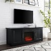 Camden Low Profile Fireplace with TV Stand for TVs up to 60" Black - Crosley - 2 of 4