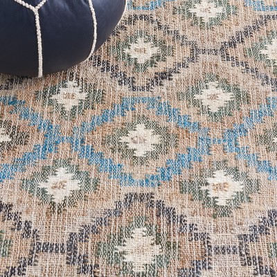 Safavieh Kilim Blue and Ivory Handwoven Wool Area Rug 3' x 5'