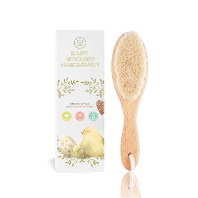 KeaBabies Baby Hair Brush for Newborn, Beige