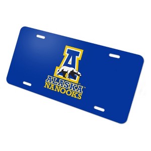 University of Alaska, Fairbanks Secondary Logo Novelty Metal Vanity Tag License Plate - 1 of 4