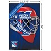 Trends International NHL New York Rangers - Mask 16 Unframed Wall Poster Prints - 3 of 4