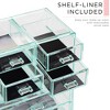 Sorbus Clear Cosmetic Makeup Organizer Case & Display - Spacious Design - Great for Dresser, Bathroom, Vanity & Countertop - 4 of 4