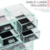 Sorbus Clear Cosmetic Makeup Organizer Case & Display - Spacious Design - Great for Dresser, Bathroom, Vanity & Countertop - image 4 of 4