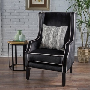 Eddison Traditional Two-Toned Club Chair - Christopher Knight Home - 1 of 4