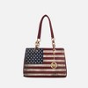 MKF Collection Nevaeh Vegan Leather patriotic pattern Women’s Shoulder Bag by Mia K - 2 of 4