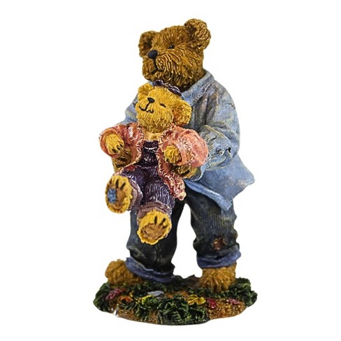 Boyds Bears Resin 4.25 In Daddy And Ali...playful Pastimes Father Day ...