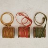 Storied Home Velvet Ribbon with Metallic Edges on Wood Spool, Multicolor, Set of 3 - 2 of 2