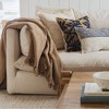 Crane Home | Layered Loom Fringe Pillow - 4 of 4