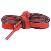 INSPIRE CHIC Flat Irregular Color Blocks Colored Striped Shoelaces for Sneakers Sports Shoes Boots 2 Pairs - 2 of 4