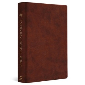 ESV Everyday Gospel Bible - (Leather Bound) - 1 of 1