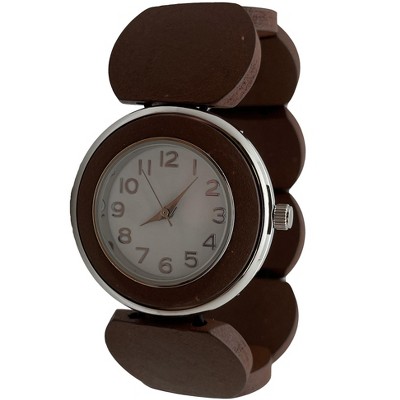 Olivia Pratt Stretch Wooden Watch