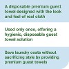 Tork LinStyle Valet Guest Towel, 1-Ply, 11.5 x 17, White, 100/Pack, 5 Packs/Carton - 4 of 4