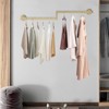 YIYIBYUS Wall Mounted Clothes Rack, Clothing Display Rack, Modern Clothes Rack - 3 of 4