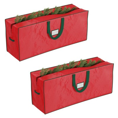 Hastings Home Christmas Tree Storage Bags - 2-Pack, Red