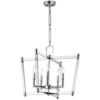 Maxim Lighting Lucent 5 - Light Chandelier in  Polished Nickel