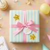 Wrapables 1.5 Inch Holographic Sticker Roll, for Sealing Envelopes, Gift Boxes, Journal, Party Decor and Supplies (500pcs), Gold Stars - 3 of 4