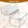 Angel Sar Bread Slicer and Bread Box Combo, 2-in-1 Adjustable Slicing Guide with 9L Storage Container, Foldable Cutting Guide with Crumb Tray - 2 of 4