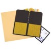 Unique Bargains 3D Handcrafted Pop-Out Funny Greeting Card Black Gold - 3 of 4