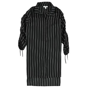 bar III Womens Tie Sleeve Button Up Shirt - 1 of 2