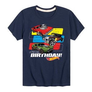 Boys' - Hot Wheels - Its My Birthday Short Sleeve Graphic T-Shirt - 1 of 3