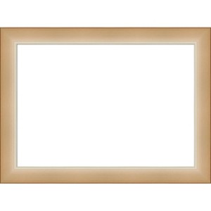 Amanti Art Eva Black Silver Narrow Framed Dry Erase Magnetic Board - 1 of 4