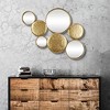 Cheung's Benuve Golden Multi Level Wall Mirror - 2 of 4