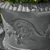 GDFStudio Tunlaw Outdoor Traditional Roman Chalice Stone Garden Urn Planter - 4 of 4