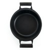 Gibson Cuisine Venus 4 Quart Nonstick Aluminum Braiser Pan with Borosilicate Glass Lid in Black - 2 of 4