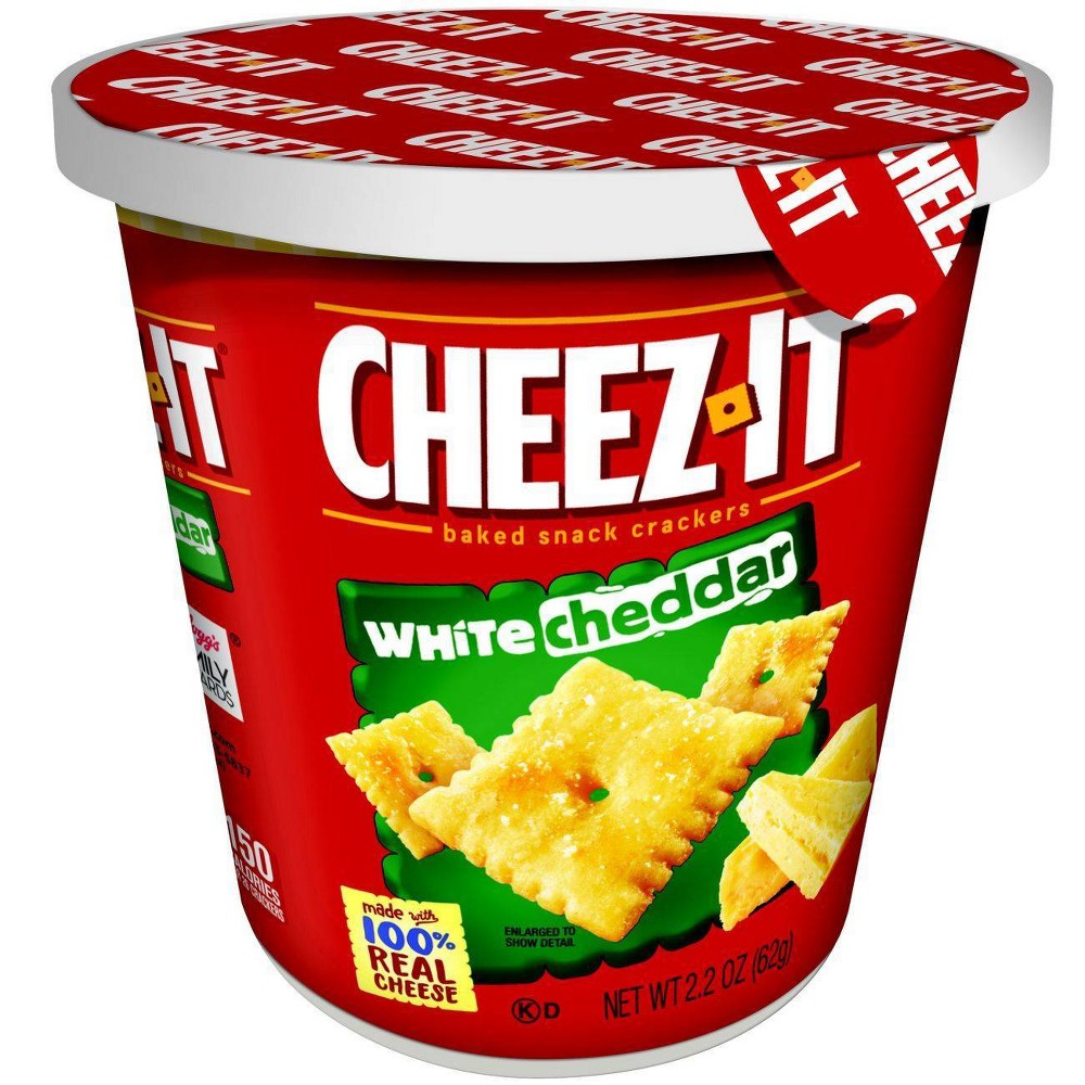 UPC 024100704958 product image for Cheez-It White Cheddar Baked Snack Crackers Mini Cup - 2.2oz | upcitemdb.com