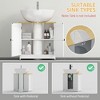 Aghana Digitals Under-Sink Bathroom Storage Cabinet with Adjustable Shelf, U-Shaped Design for Sink - 4 of 4