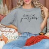 Simply Sage Market Women's Hello Pumpkin Short Sleeve Garment Dyed Tee - 2 of 2
