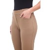 Rekkuna Women's Pull-On Bootcut Work Pants – Mid-Rise Stretch Office Slacks with Front Pockets and Belt Loops - 4 of 4