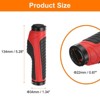 Unique Bargains Rubber Non-Slip Fit 7/8" Handlebar Grips 1 Pair with Hex Wrench 5.28" - 2 of 4