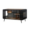 Cesicia White 55.12 "L x 22.83"W x 29.92"H Spacious Cat House with Tempered Glass, for Living Room, Hallway, Study and Other Spaces - 2 of 4